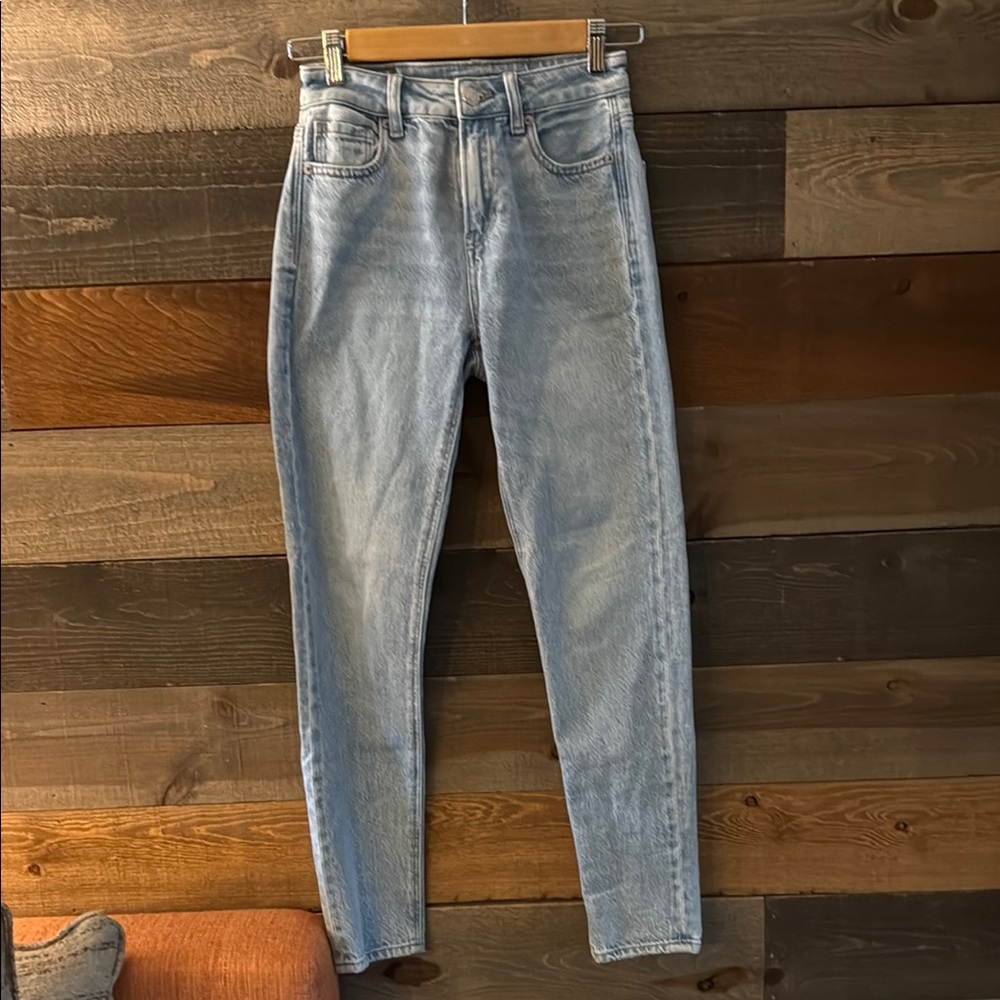 American Eagle Outfitters Blue Straight Legged Jeans